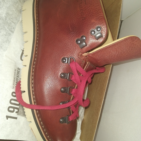 Fracap Men's Leather Sport Boots, brown - Picture 8 of 16